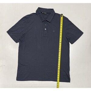 Travis Mathew Mens XL Golf Polo Shirt Heathered Gray‎ Pima Cotton & Polyester